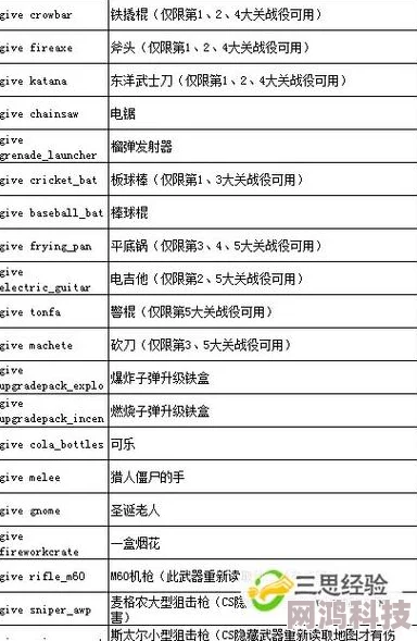 求生之路2秘籍大全代码详解与使用指南